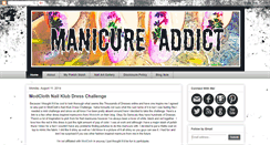 Desktop Screenshot of manicureaddict.com